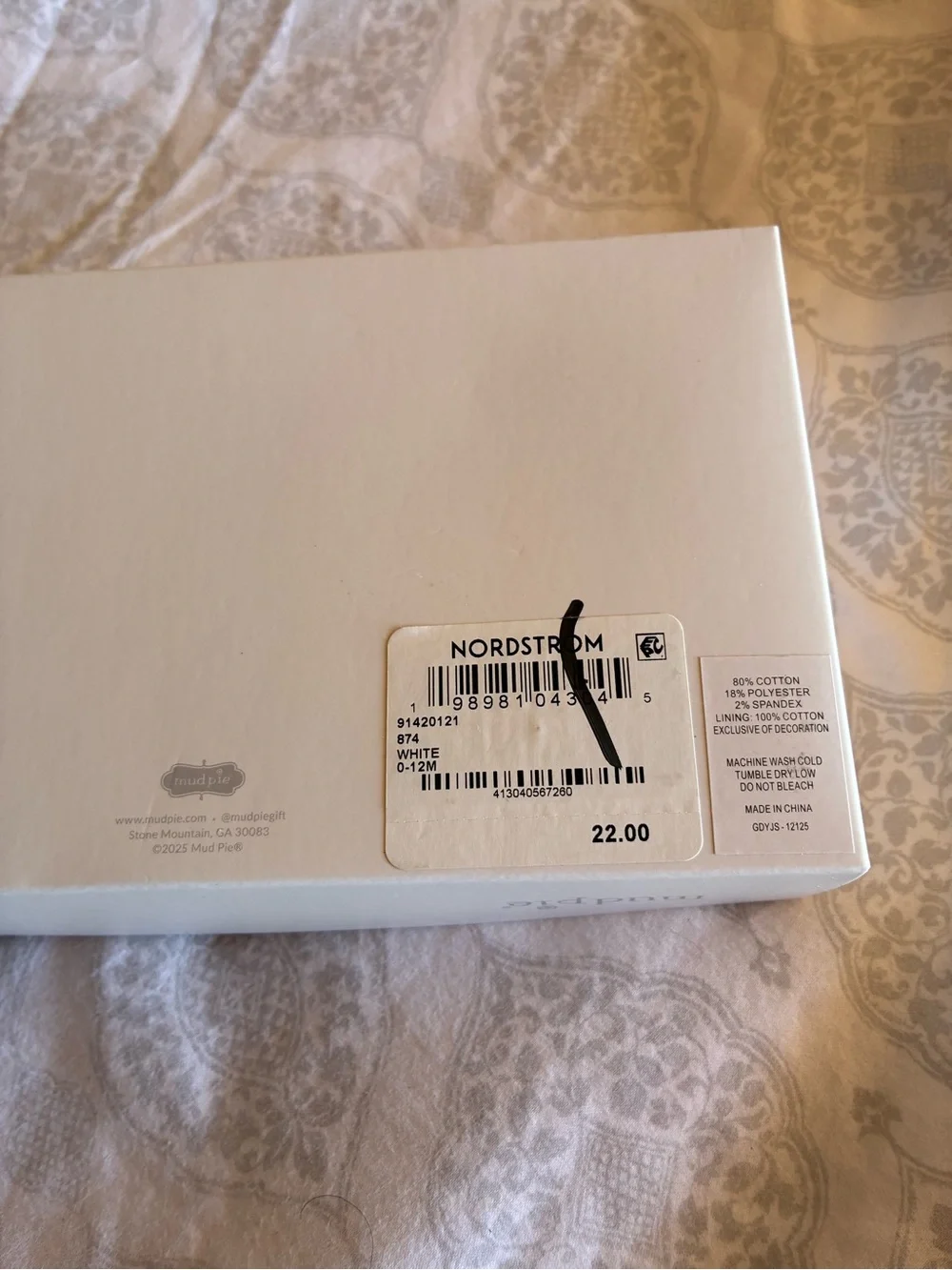 NWT MUD PIE My First Holiday Baby Socks  3 - Pair Size 0-12